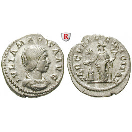 Römische Kaiserzeit, Julia Maesa, Großmutter des Elagabal, Denar um 225, vz