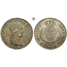 Sachsen, Königreich Sachsen, Friedrich August I., Konventionstaler 1812, ss-vz