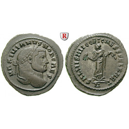 Römische Kaiserzeit, Galerius, Follis 299-303, vz+