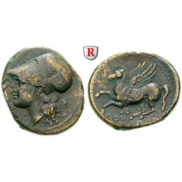 Italien-Bruttium, Lokroi Epizephyrioi, Pyrrhos, Bronze 278-276 v.Chr, ss-vz