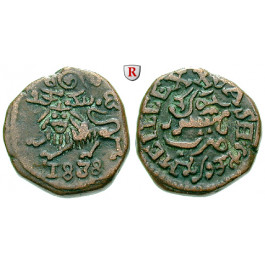 Indien, Mysore, Krishna Rajah Wodeyar, 20 Cash 1838, ss