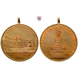 Schützen, Deutschland, Messingmedaille 1883, f.prfr.