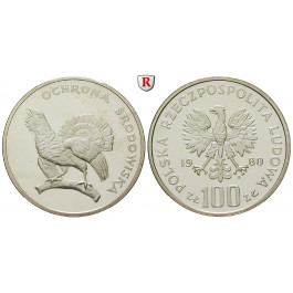 Polen, Volksrepublik, 100 Zlotych 1980, PP