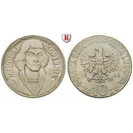 Polen, Volksrepublik, 10 Zlotych 1968, f.st