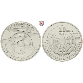 Bundesrepublik Deutschland, 10 Euro 2011, 125 Jahre Automobil, F, 10,0 g fein, PP