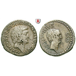 Römische Republik, Marcus Antonius, Denar 41v.Chr., ss