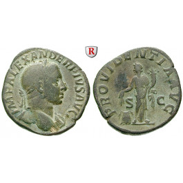 Römische Kaiserzeit, Severus Alexander, Sesterz 222-235, ss