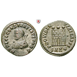 Römische Kaiserzeit, Constantinus II., Caesar, Follis 327-329, vz