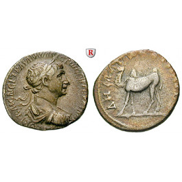 Römische Provinzialprägungen, Arabia, Bostra, Traianus, Drachme 112, ss