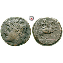 Sizilien, Syrakus, Hieron II., Bronze 263-241 v.Chr., ss+
