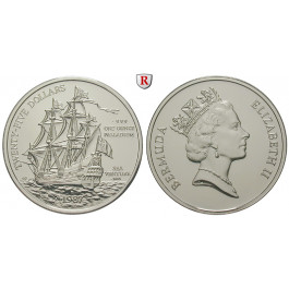 Bermuda, Elisabeth II., 25 Dollars 1987, 31,1 g fein, st
