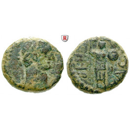 Römische Provinzialprägungen, Judaea, Askalon, Domitianus, Bronze 94-95, s-ss