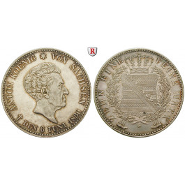 Sachsen, Königreich Sachsen, Anton, Konventionstaler 1836, vz-st