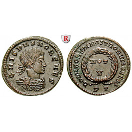 Römische Kaiserzeit, Crispus, Caesar, Follis 320-321, st