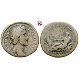 Römische Kaiserzeit, Antoninus Pius, As 140-144, f.ss