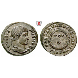 Römische Kaiserzeit, Crispus, Caesar, Follis 320, st