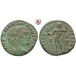 Römische Kaiserzeit, Maximianus Herculius, Follis 305-306, ss/ss+