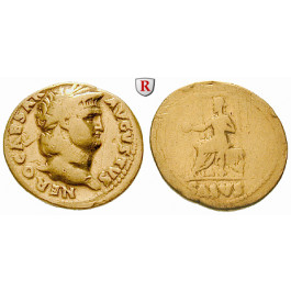 Römische Kaiserzeit, Nero, Aureus 66-67, f.ss