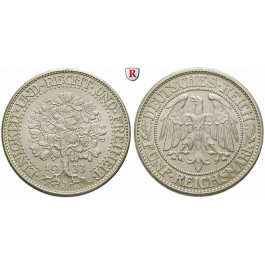 Weimarer Republik, 5 Reichsmark 1933, Eichbaum, J, st, J. 331