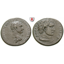 Römische Provinzialprägungen, Seleukis und Pieria, Antiocheia am Orontes, Traianus, Tetradrachme 100, ss+