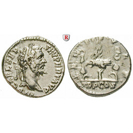 Römische Kaiserzeit, Septimius Severus, Denar 193, ss-vz