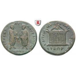 Römische Provinzialprägungen, Kilikien, Anazarbos, Marcus Aurelius und Lucius Verus, Trihemiassarion 163/164 (Jahr 182), ss