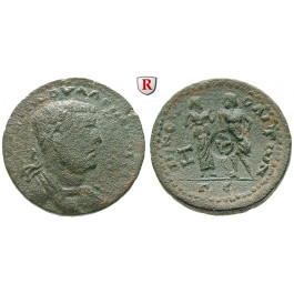 Römische Provinzialprägungen, Kilikien, Eirenopolis, Valerianus I., Oktassarion 253/254 (Jahr 203), ss/vz