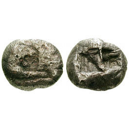 Lydien, Königreich, Kroisos, Doppelsiglos 560-546 v.Chr., s/ss