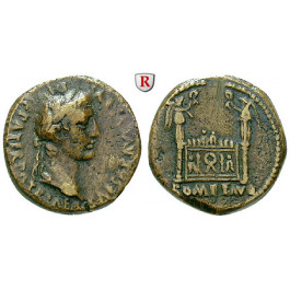 Römische Kaiserzeit, Augustus, Semis 10-14, ss