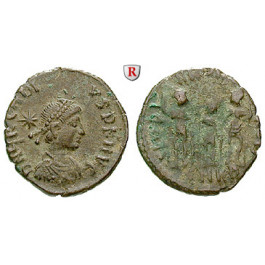 Römische Kaiserzeit, Arcadius, Bronze 383-388, ss/f.ss