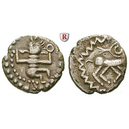 Deutschland, Hessen, Ubii, Quinar 1. Jh.v.Chr., ss+