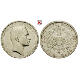 Deutsches Kaiserreich, Sachsen-Coburg-Gotha, Carl Eduard, 2 Mark 1905, A, ss-vz, J. 147