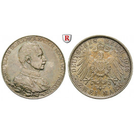 Deutsches Kaiserreich, Preussen, Wilhelm II., 2 Mark 1913, Regierungsjubiläum, A, vz-st, J. 111