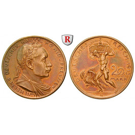 Deutsches Kaiserreich, Preussen, Wilhelm II., 20 Mark 1913, st, Schaaf 253/G1