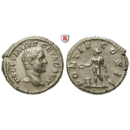 Römische Kaiserzeit, Geta, Caesar, Denar 209, ss-vz