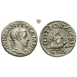 Römische Provinzialprägungen, Kappadokien, Caesarea, Gordianus III., Drachme Jahr 4 = 240/241, ss-vz