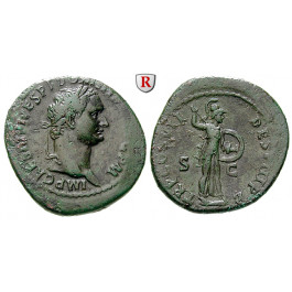 Römische Kaiserzeit, Domitianus, As 81, ss