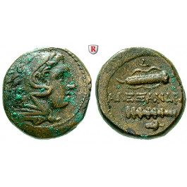 Makedonien, Königreich, Alexander III. der Grosse, Bronze 336-323 v.Chr., ss+