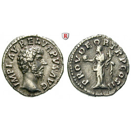 Römische Kaiserzeit, Lucius Verus, Denar 161, f.vz/ss+