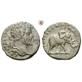 Römische Kaiserzeit, Septimius Severus, Denar 196/197, ss+/ss