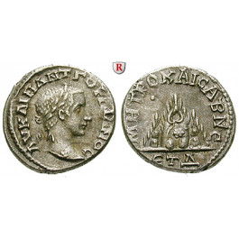 Römische Provinzialprägungen, Kappadokien, Caesarea, Gordianus III., Drachme Jahr 4 = 240/241, ss+