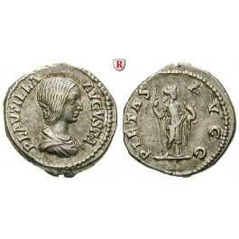 Römische Kaiserzeit, Plautilla, Frau des Caracalla, Denar 203, ss-vz/ss