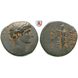 Römische Provinzialprägungen, Seleukis und Pieria, Apameia am Orontes, Augustus, Bronze Jahr 28 = 4-3 v.Chr., ss