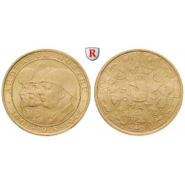 Rumänien, Michael I., 20 Lei 1944, 5,81 g fein, vz-st