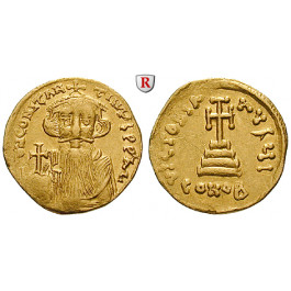 Byzanz, Constans II., Solidus 651-654, f.vz