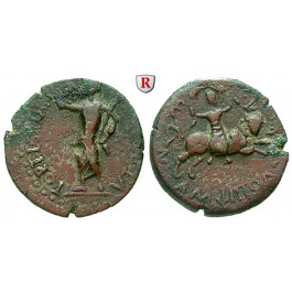 Römische Provinzialprägungen, Makedonien, Amphipolis, Traianus, Bronze, ss