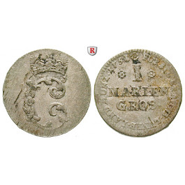 Braunschweig, Braunschweig-Wolfenbüttel, Karl, Mariengroschen 1751, ss