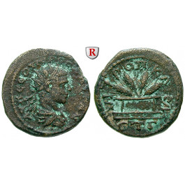 Römische Provinzialprägungen, Kappadokien, Caesarea, Severus Alexander, Bronze Jahr 3=224 n.Chr., ss+