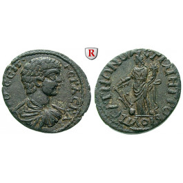 Römische Provinzialprägungen, Phrygien, Peltai, Geta, Caesar, Bronze, vz
