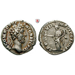 Römische Kaiserzeit, Commodus, Denar, ss